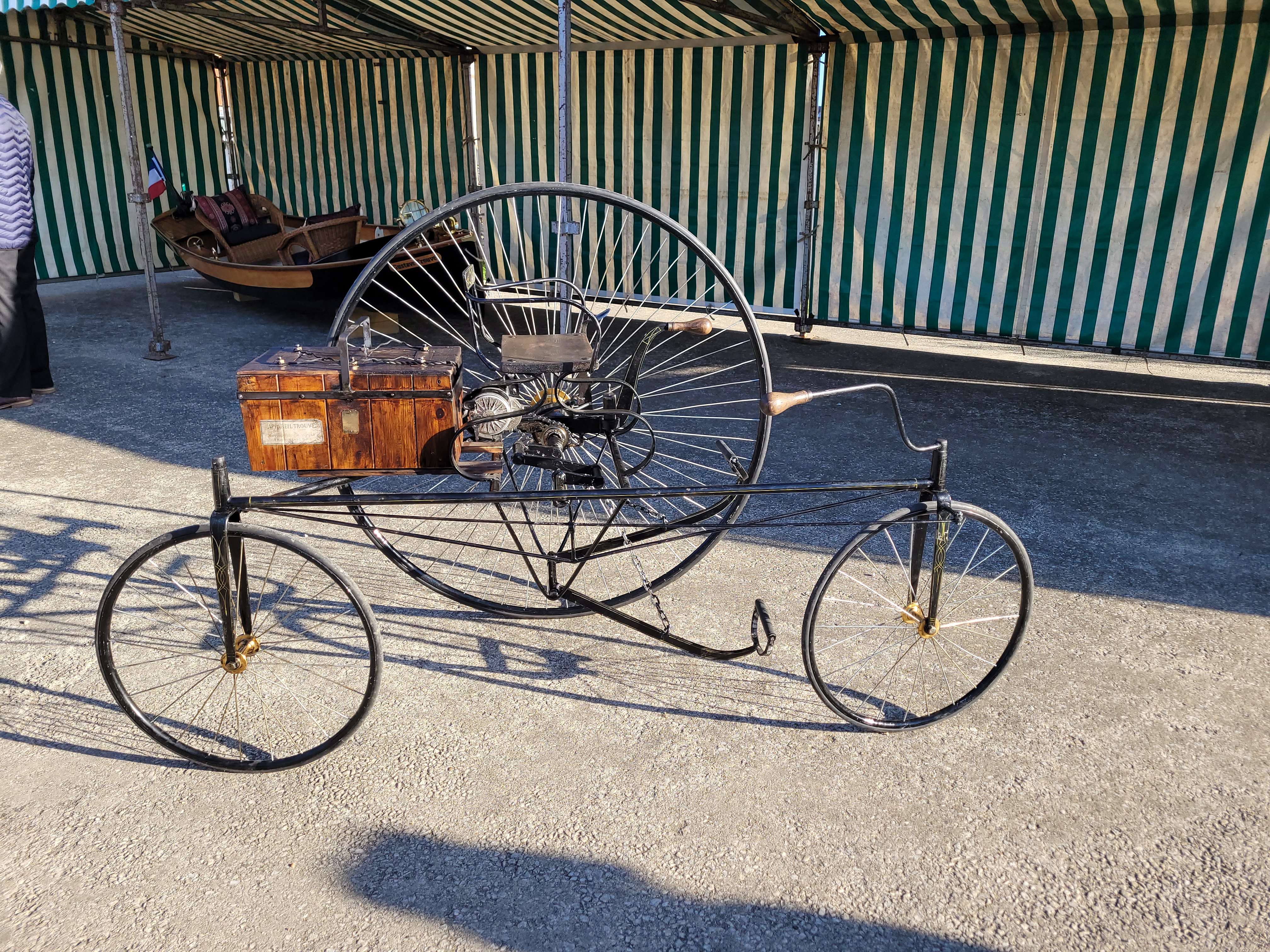 Réplique vélo électrique Gustave Trouvé