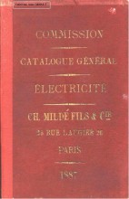 Catalogue Milde 1887
