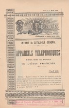 feuillets publicitaires mars 1914