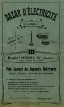 Catalogue du Bazar d'électricité 