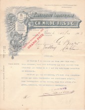 Milde Lettre et feuillets publicitaires 1903