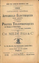 Catalogue Milde1902