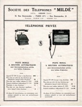 Feuillet Milde vers 1925